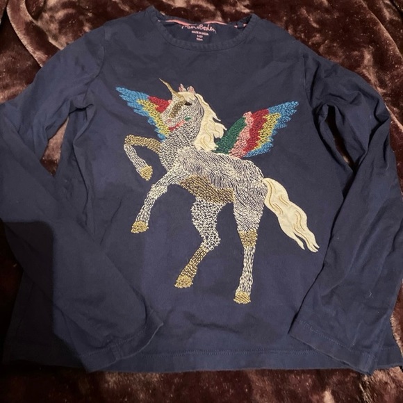 Mini Boden Other - Mini Boden Horse 🐴 Unicorn 🦄 Pegasus Shirt Girls Size 11-12Yrs